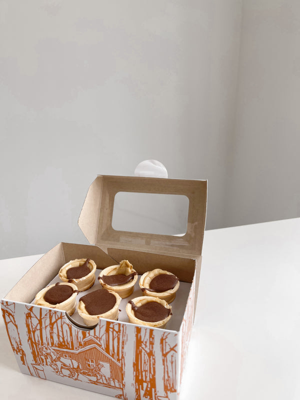 Cornet beurre d'érable (avec chocolat au lait)